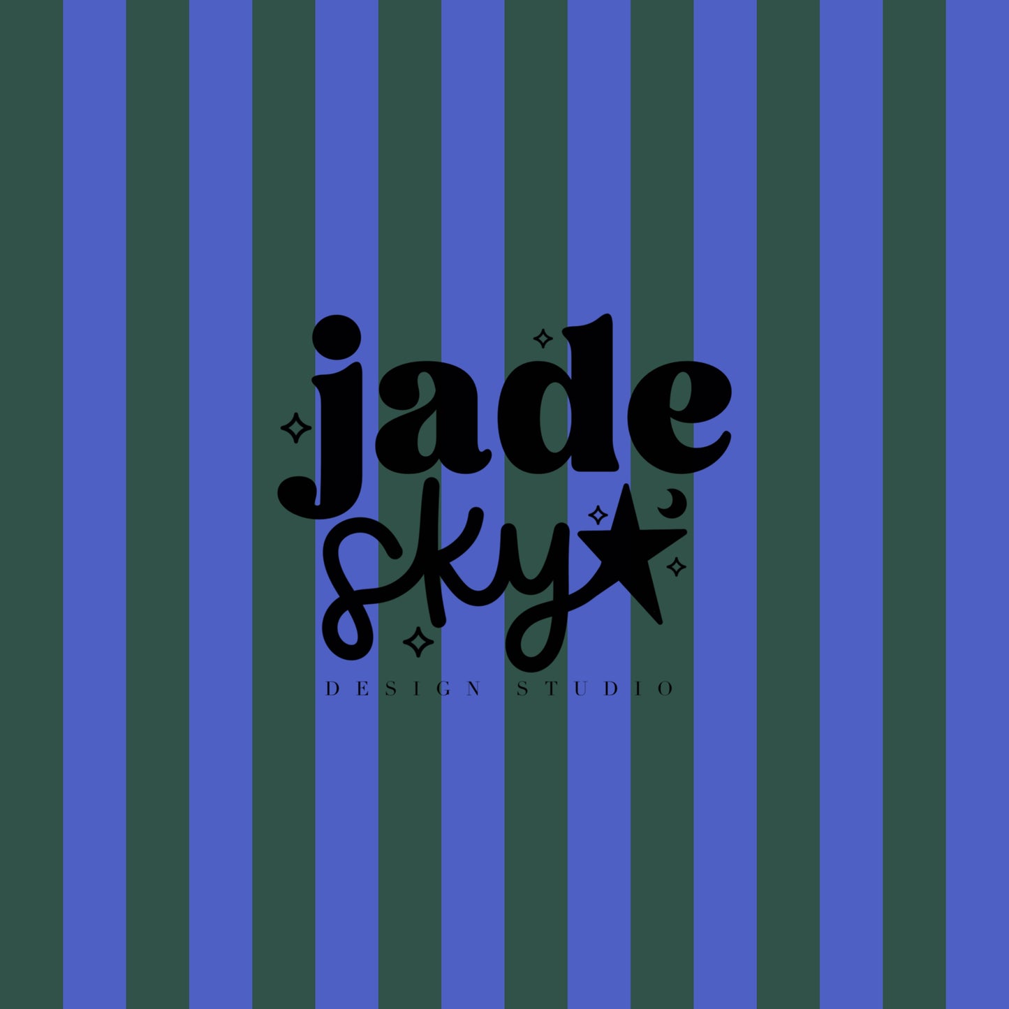 Grass/Blue stripes + smiley duo
