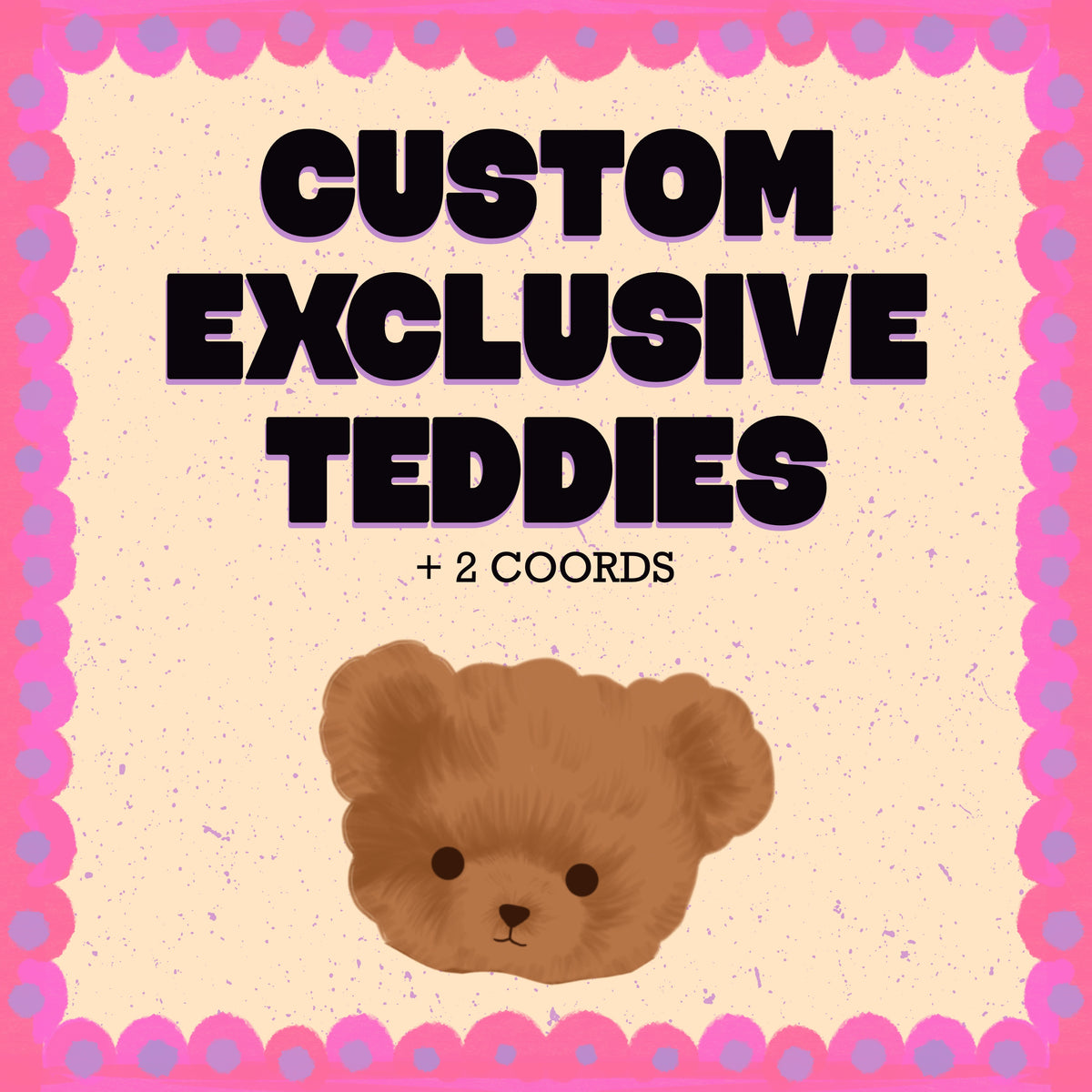 Custom Exclusive TEDDIES seamless + 2 coords