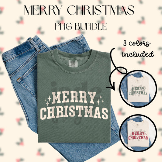 Merry Christmas Preppy PNG