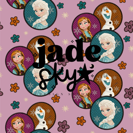 Ice Princess quilt circles