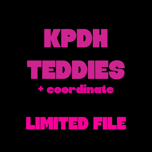 KPOP TEDDIES LIMITED + COORDINATE (will not restock)