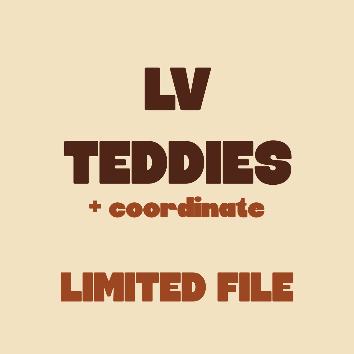 BOUJEE TEDDIES + COORDINATE (limited and will not restock)