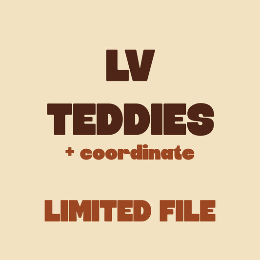 BOUJEE TEDDIES + COORDINATE (limited and will not restock)