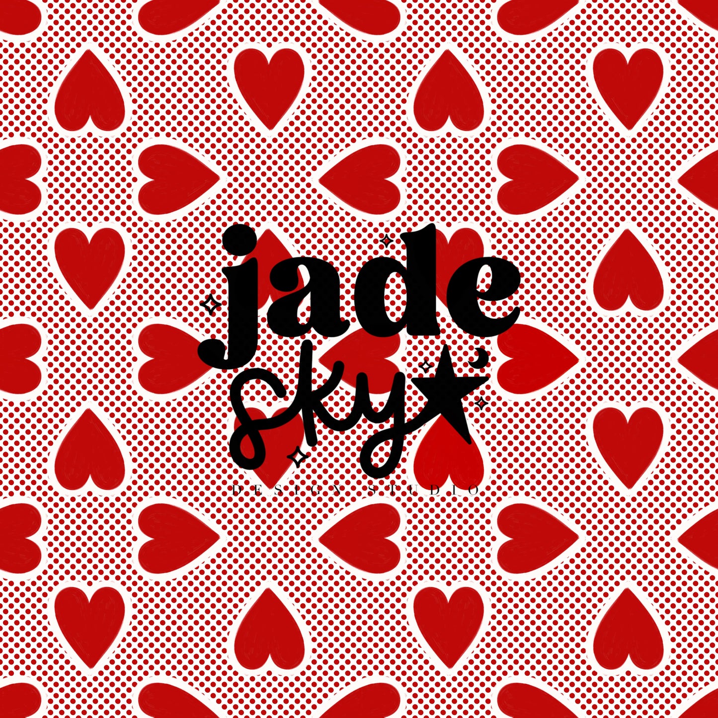 Vintage Hearts Seamless