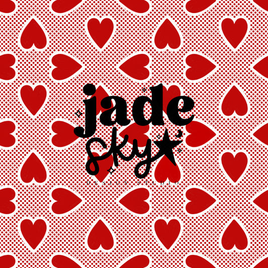 Vintage Hearts Seamless