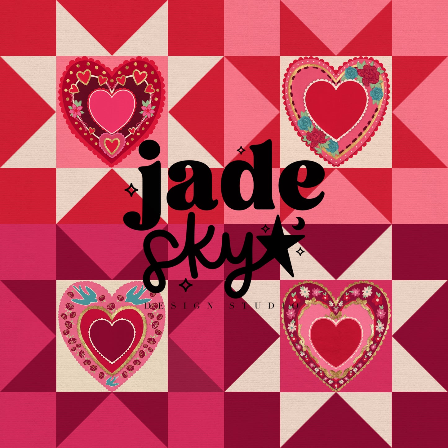 Valentines Heart Quilt