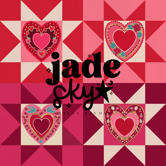 Valentines Heart Quilt