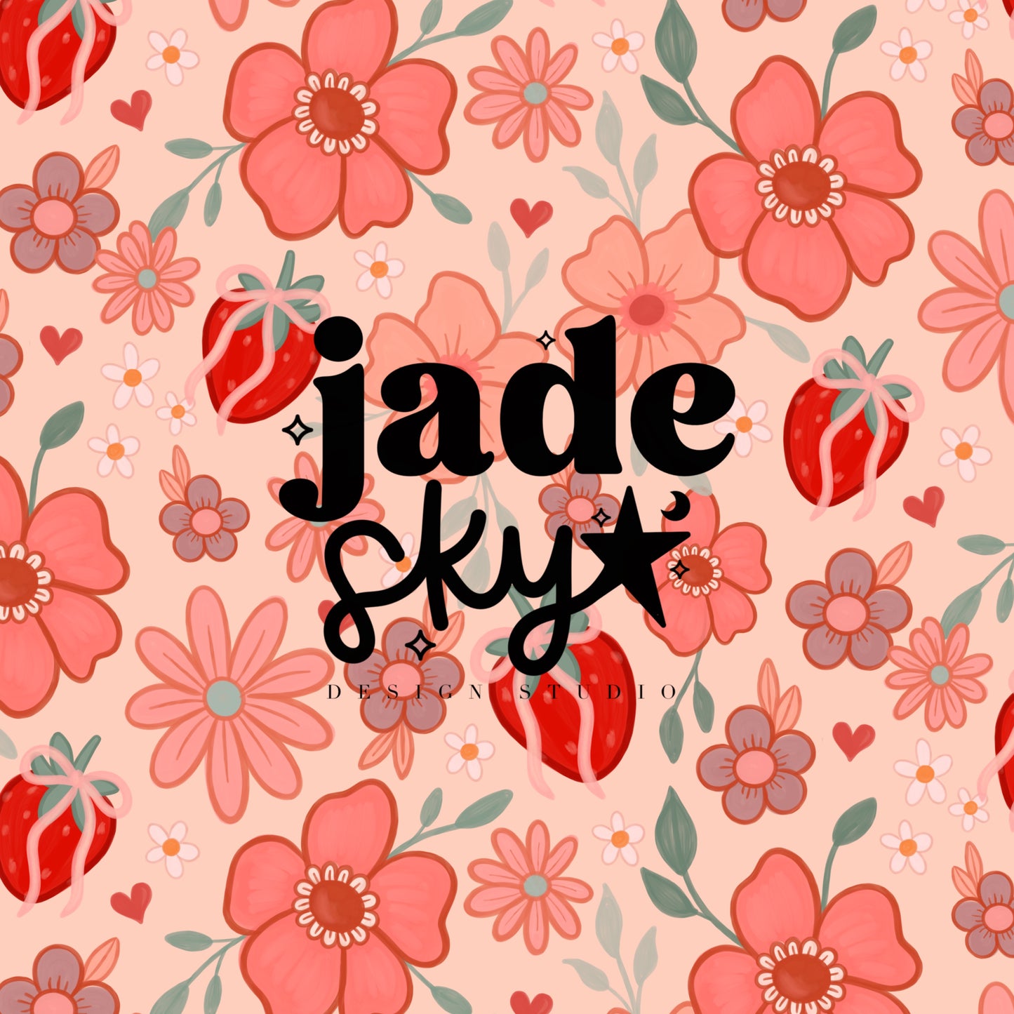 Valentines Strawberry Floral