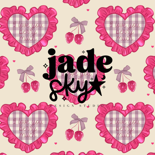 I love you berry much BUNDLE (seamless +png)
