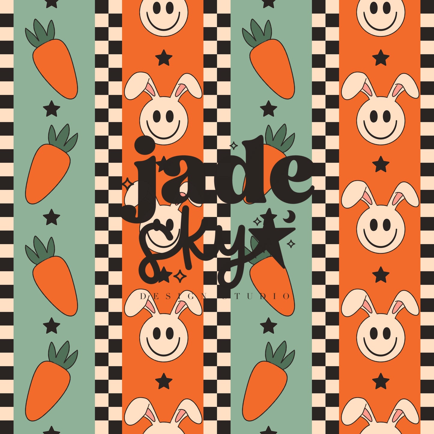 Checkered Bunny Stripes
