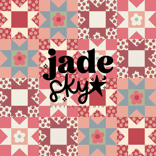 Valentines Floral Quilt