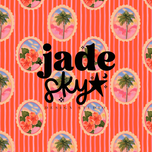 Painted Summer Vacation frames