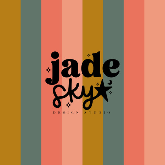 Flower Doodles Stripes