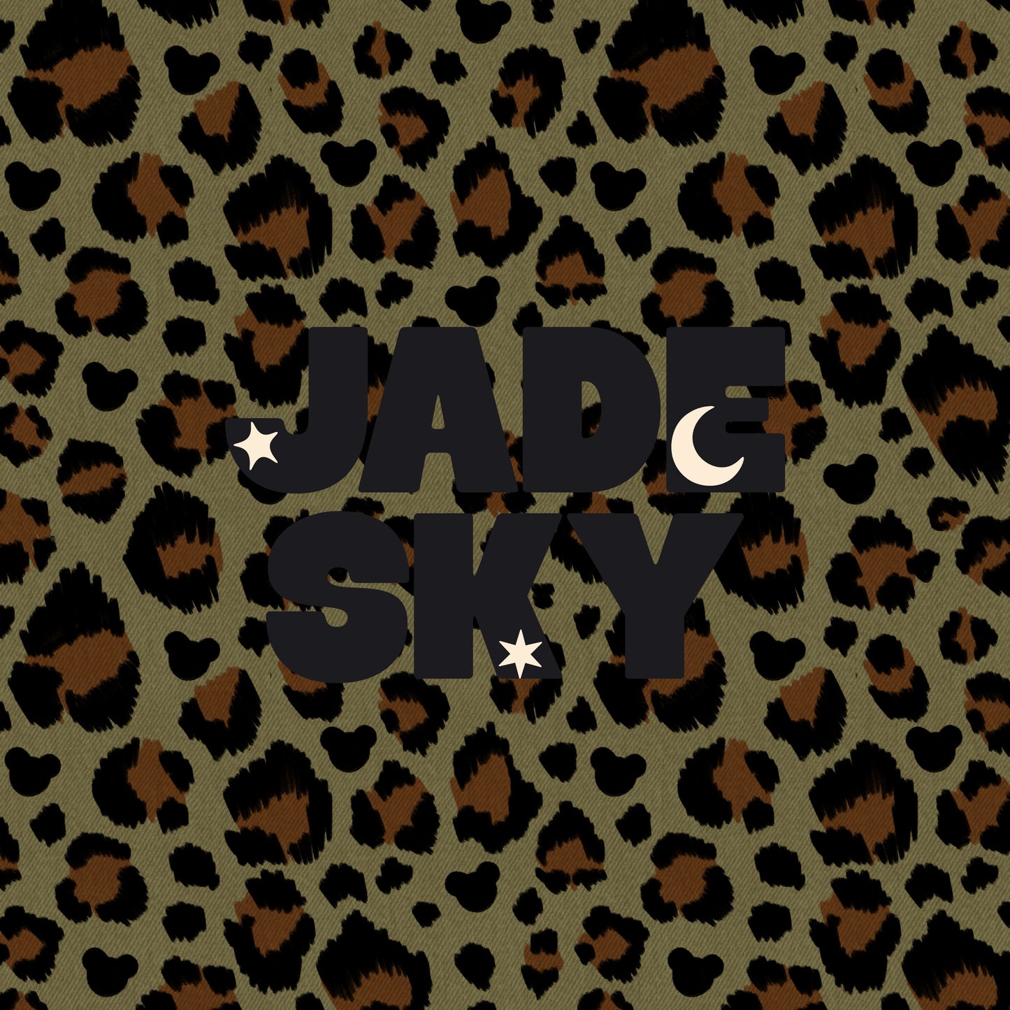 Hidden Mouse Leopard Print Green