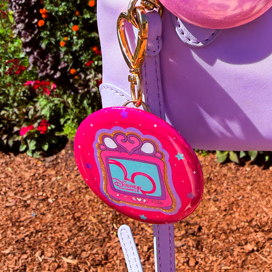 D Channel TV button or keychain