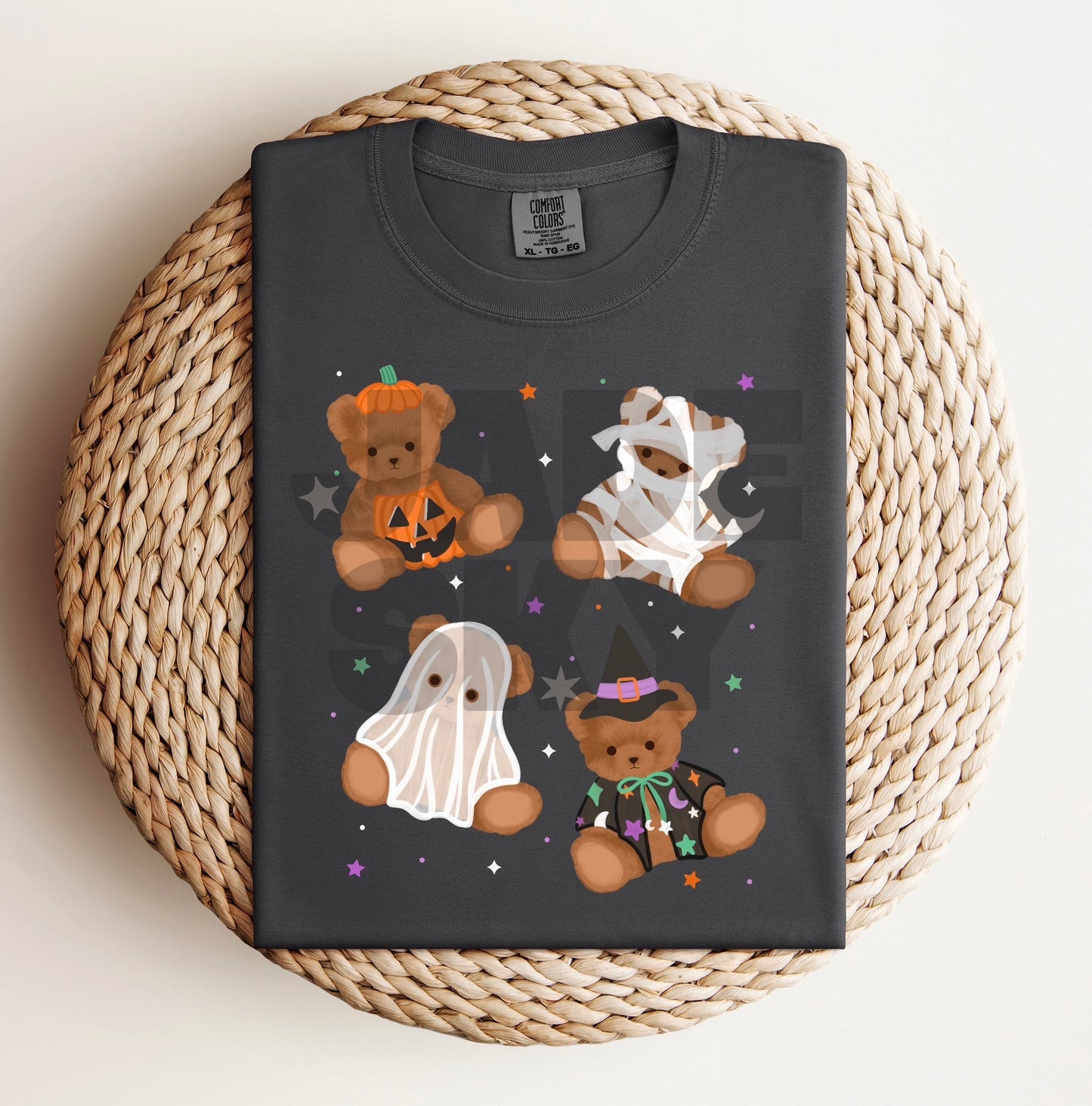 Halloween Teddies PNG 2 (rectangle design)