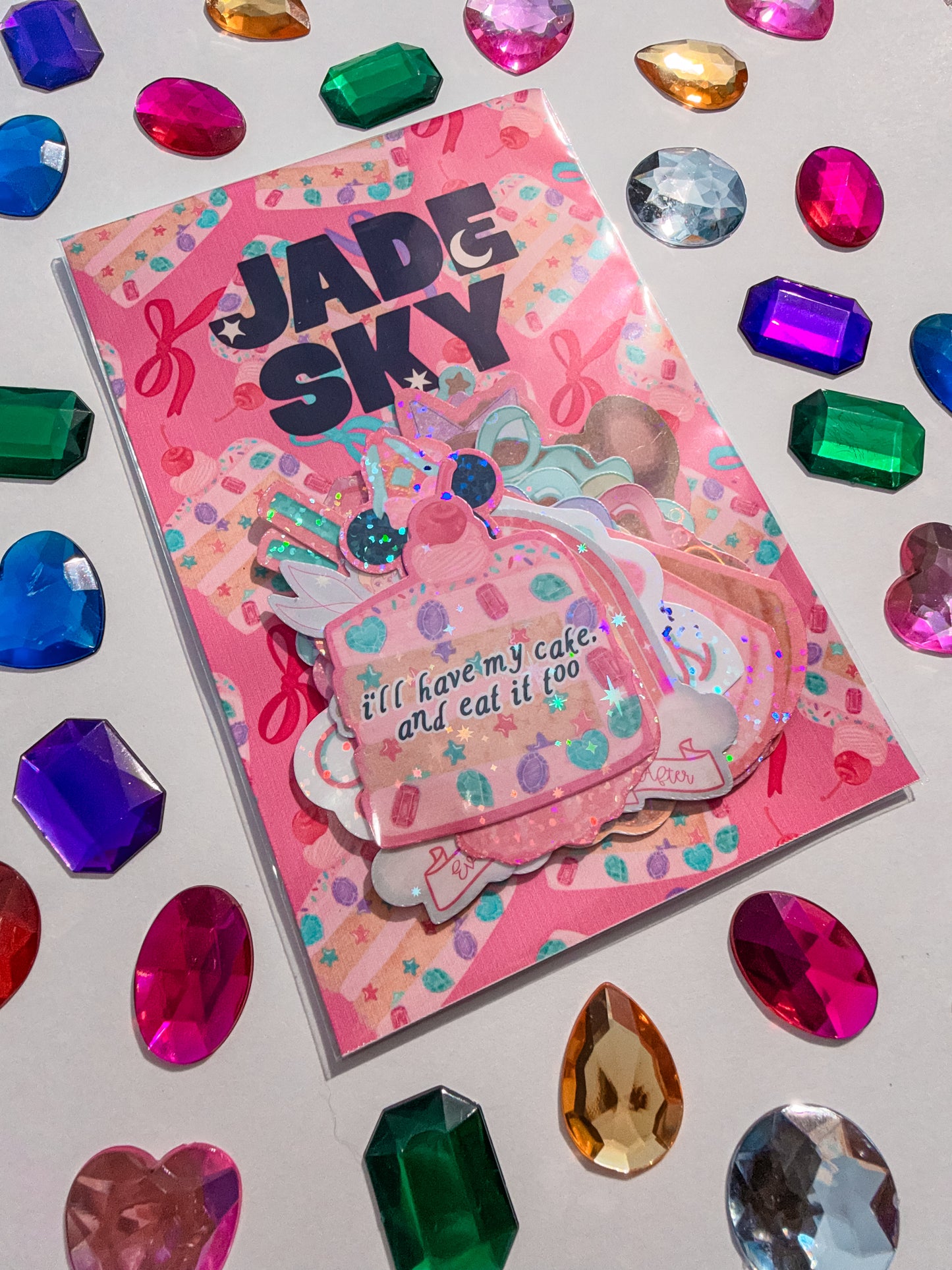Jade Sky Birthday Sticker Pack (17 stickers)